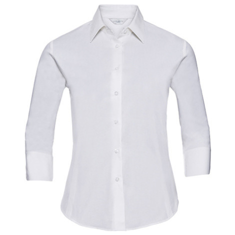 Russell Dámska košeľa s 3/4 rukávom R-946F-0 White