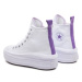 Converse Plátenky Chuck Taylor All Star Move Platform A03667C Biela