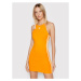 Adidas Letné šaty adicolor Classics HC2046 Oranžová Slim Fit