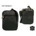 Pánske kabelky [DH] Kožená taška PTN 1113 NDM BLACK jedna
