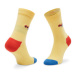 Happy Socks Súprava 3 párov vysokých detských ponožiek XKTRA08-2000 Modrá