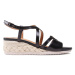 Geox Espadrilky D Ischia Corda D35HHA 00043 C9999 Čierna