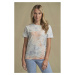 Just Ts Tie-Dye T Dámske triko JT022 Pastel Sunset Dip