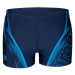 Arena SWIM SHORT GRAPHIC Pánske nohavičkové plavky, tmavo modrá, veľkosť