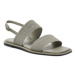 Calvin Klein Sandále Flat Sandal He HW0HW01990 Sivá