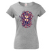 Dámské tričko s potlačou fantasy medúzy - darček na narodeniny