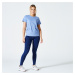 Dámske tričko na fitness 500 Essentials modré