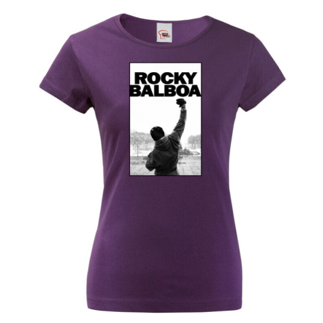 Dámské tričko s potlačou Rocky Balboa
