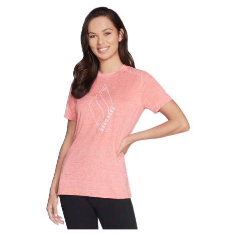 MARHUĽOVÉ TRIČKO SKECHERS DIAMOND BLISSFUL TEE W1TS327-CRL