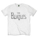 The Beatles Tričko Drop T Tickets Unisex White