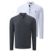 DOUBLE SET V4009 DEWBERRY MEN'S SWEATSHIRT-WHITE-ANTHRACITE