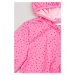 Detská bunda zippy ružová farba
