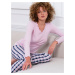 Pyjamas Cana 219 l/yr S-XL pink-grey