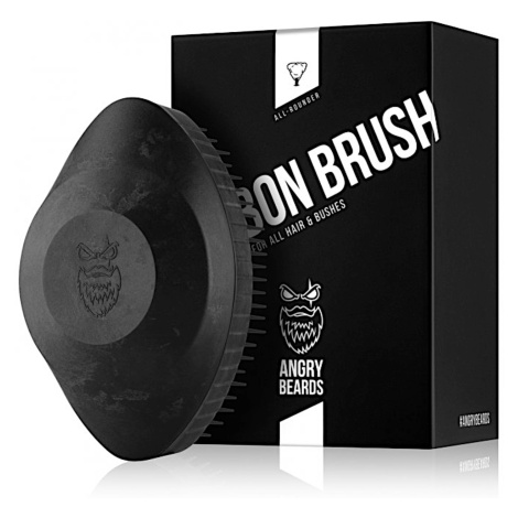 Karbónový kefa Angry Beards Carbon Brush All - Rounder (GR-BRUSH-CARBON) + darček zadarmo