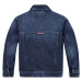 TOMMY HILFIGER Prechodná bunda 'Essential'  modrá denim / červená / biela