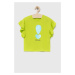 Detské tričko Birba&Trybeyond zelená farba