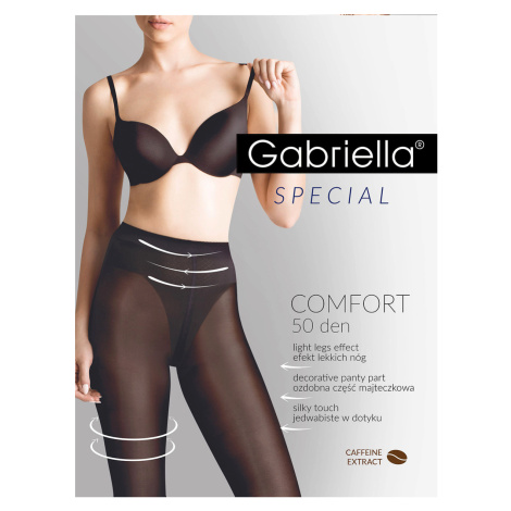 Pančuchové nohavice Gabriella Comfort 50 deň 400