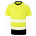 Result Unisex recyklované bezpečnostné tričko R502X Fluorescent Yellow