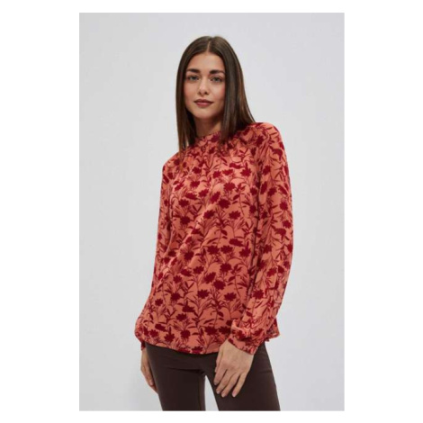 Shirt with floral collar Moodo