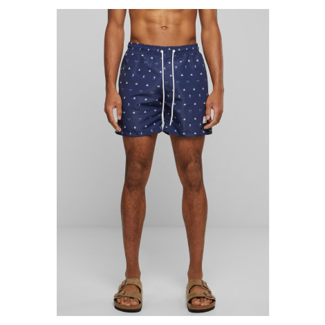 Skullandyacht aop swim shorts pattern Urban Classics