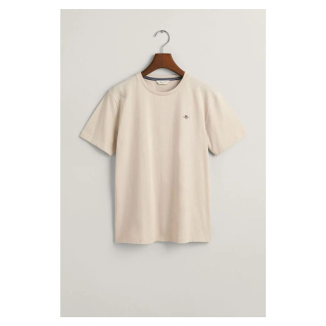 TRIČKO GANT SHIELD SS T-SHIRT SOFT OAT