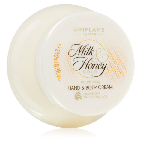 Oriflame Milk & Honey Gold výživný krém na ruky a telo
