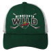 Minnesota Wild čiapka baseballová šiltovka Lockup Meshback Adjustable