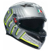 AGV K3 Fortify Grey/Black/Yellow Fluo Prilba