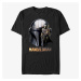 Queens Star Wars: The Mandalorian - Mando Head Unisex T-Shirt Black