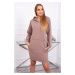 Mocca dress with hood