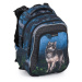 Školský batoh Bagmaster LUMI 24 F - wolf blue 23 l 230306