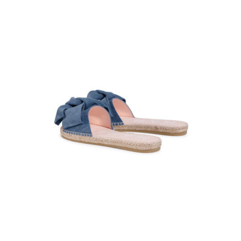 Manebi Espadrilky Sandals With Bow K 1.3 J0 Modrá