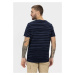 Tričko Camel Active Henley 1/2 Arm Blue