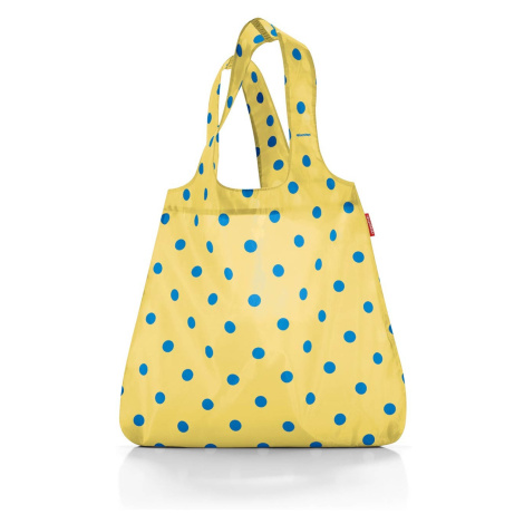 Skladacia taška Mini Maxi Shopper Dots yellow Reisenthel