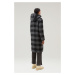 Kabát Woolrich Hooded Long Gentry Coat Black Buffalo