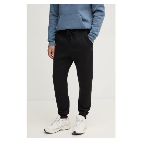 Tepláky G-Star čierna farba, jednofarebné G-Star Raw