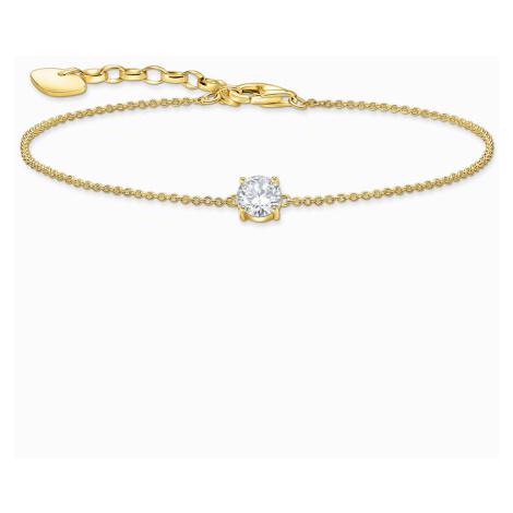 Thomas Sabo A2156-414-14-L19V Gold-plated náramek with white zirconia