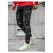 Sivé kapsáčové jogger nohavice s maskáčovým vzorom Bolf CT6019