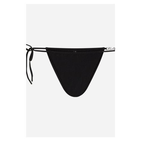 Plavky Karl Lagerfeld Karl Dna Glam String Bottoms Black