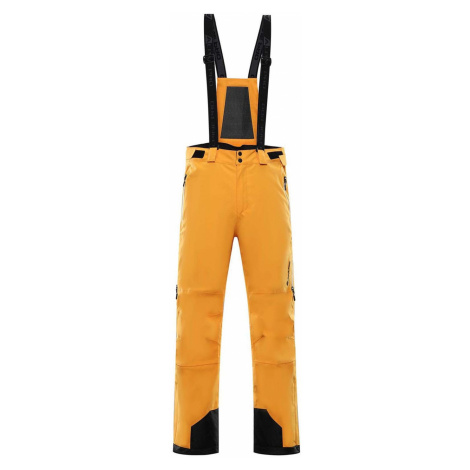 Alpine Pro Nudd 6 Pánske lyžiarske nohavice MPAS475 radiant yellow