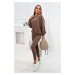 3-piece set sweatshirt + top + mocca leggings