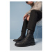 Yaya by Hotiç Black Men's Boots & Booties