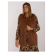 Light brown fur vest with lining