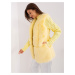 Light yellow vest made of eco-fur