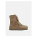 Pánske vysoké zimné topánky MOON BOOT Mtrack Lace Suede sand