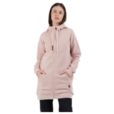 Dámska mikina so zipsom FUNDANGO Blanka Pullover-330-rose