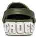 CROCS-Crocband Off Court Logo Clog army green Zelená