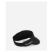 Šilt Karl Lagerfeld K/Ikonik 2.0 Wide Brim Visor Black