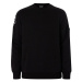 Ea7 Emporio Armani  Visibility Logo Sweatshirt Black  Mikiny Čierna