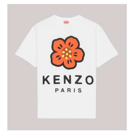 Kenzo  T-shirt  Flower Boke  Tričká a polokošele Biela